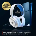 Auriculares con Micrófono SteelSeries Arctis Nova 7P Blanco