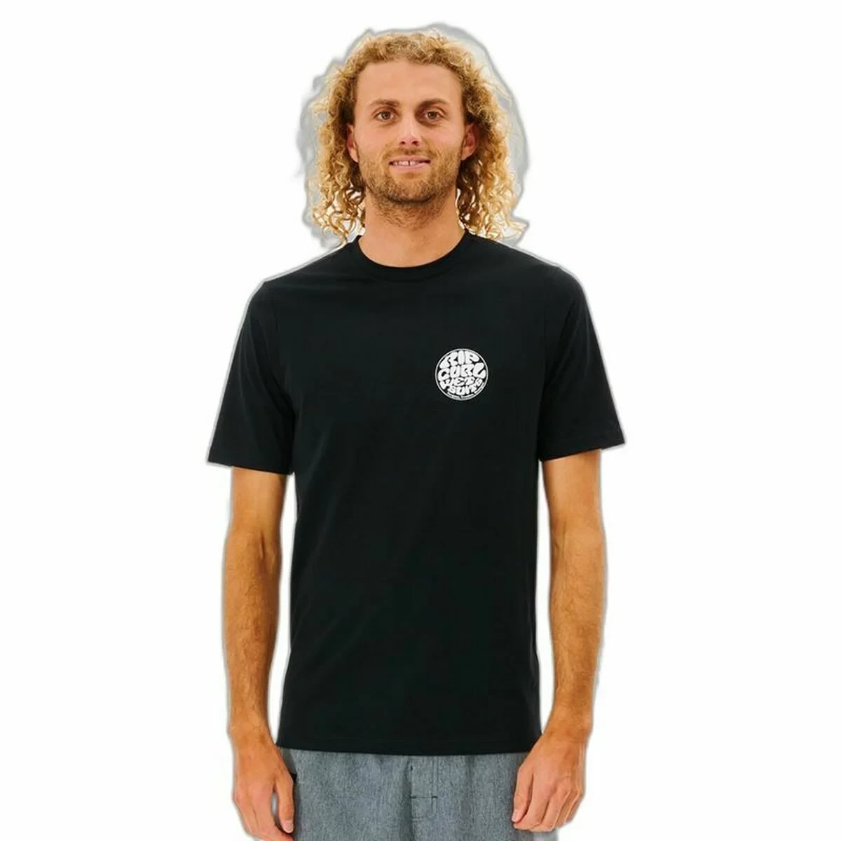 Camiseta Rip Curl Icons Of Surf Negro Hombre