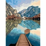 Set de Pintura por Números Ravensburger Lake Views 30 x 40 cm