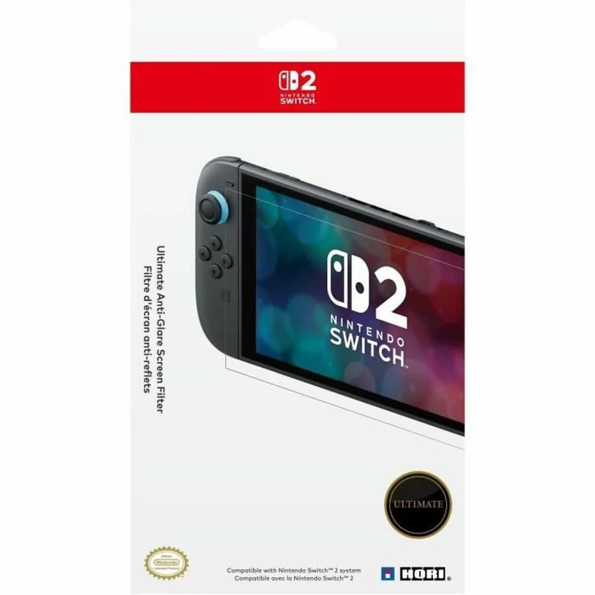 Protector de Pantalla Cristal Templado HORI Nintendo Switch 2