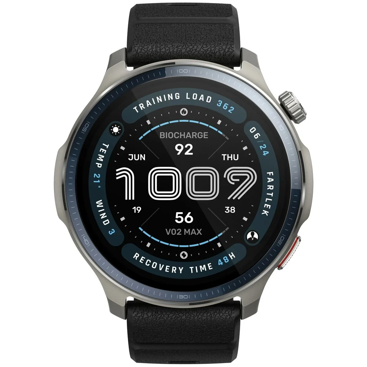 Smartwatch Amazfit Balance 2 Negro Gris 1,5"