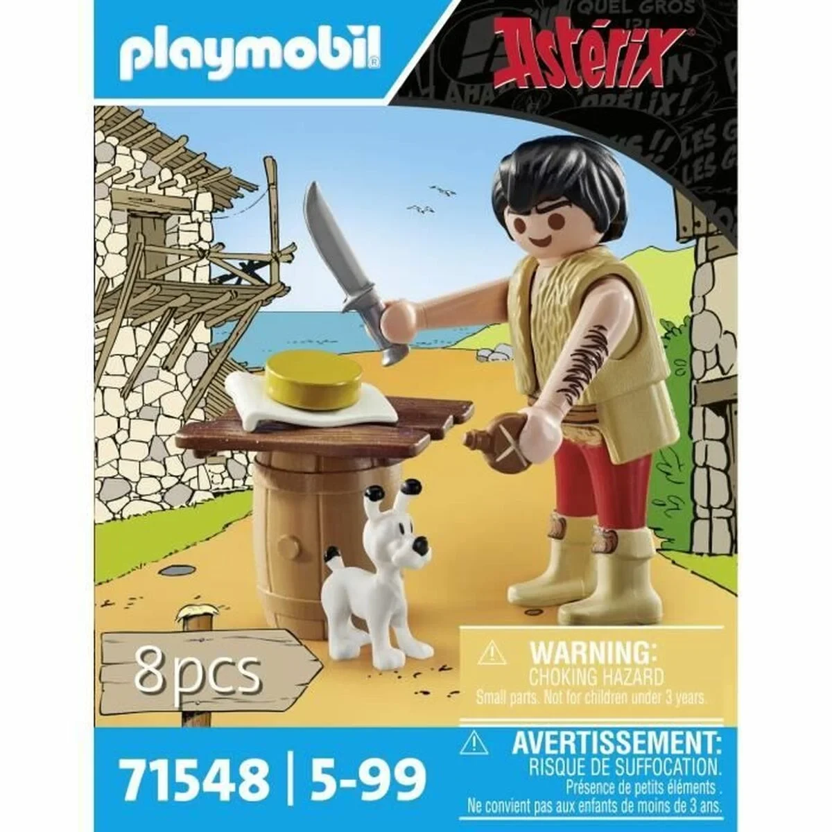 Playset Playmobil Asterix 71548 8 Piezas