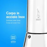 Cafetera Italiana Bialetti NEW VENUS Plateado Metal Acero Inoxidable