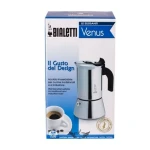 Cafetera Italiana Bialetti NEW VENUS Plateado Metal Acero Inoxidable