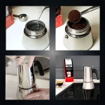 Cafetera Italiana Bialetti NEW VENUS Plateado Metal Acero Inoxidable