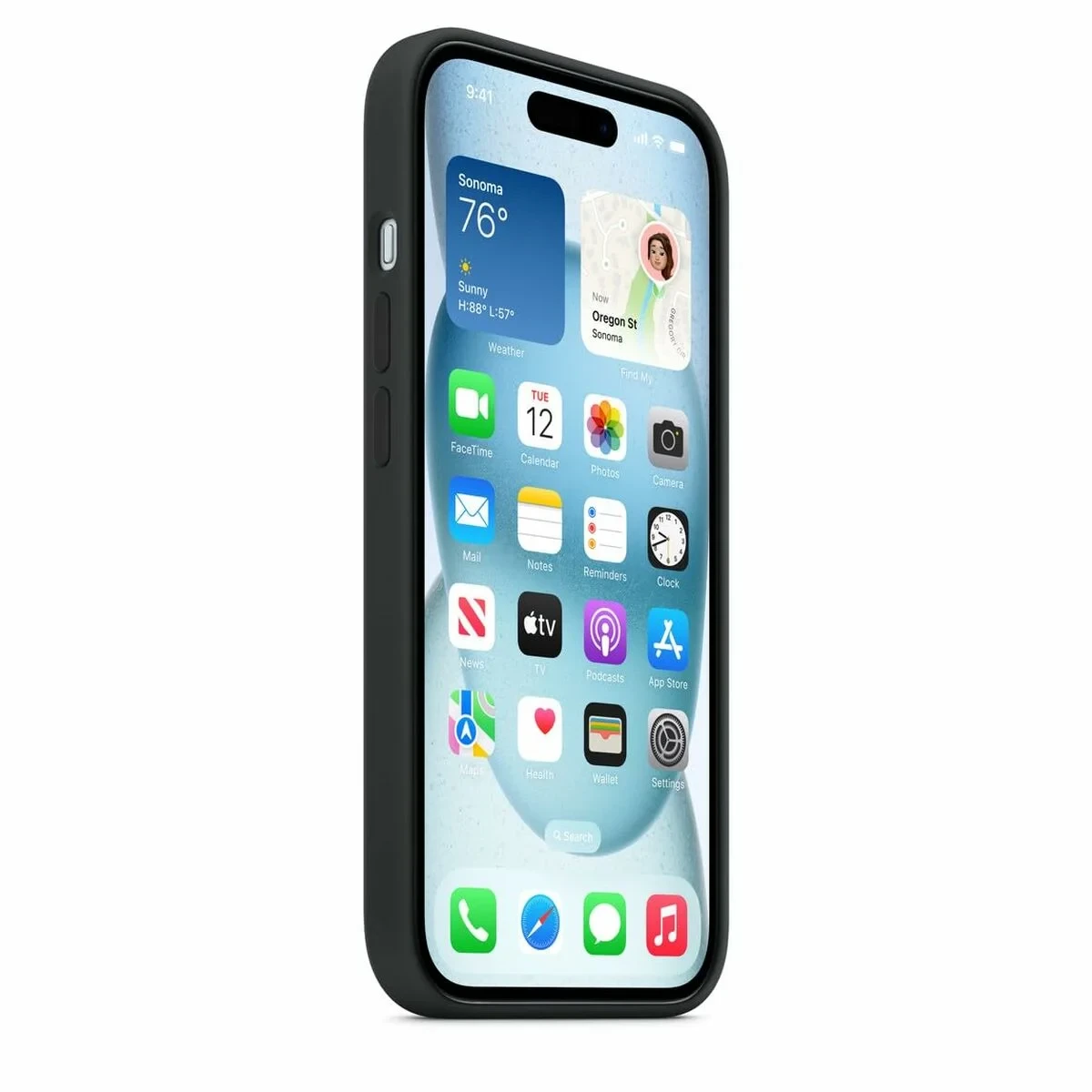 Funda para Móvil Apple Negro Apple iPhone 15