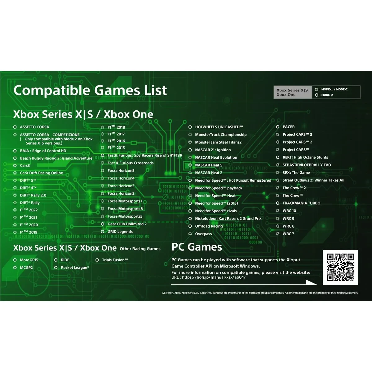 Volante de Carreras HORI