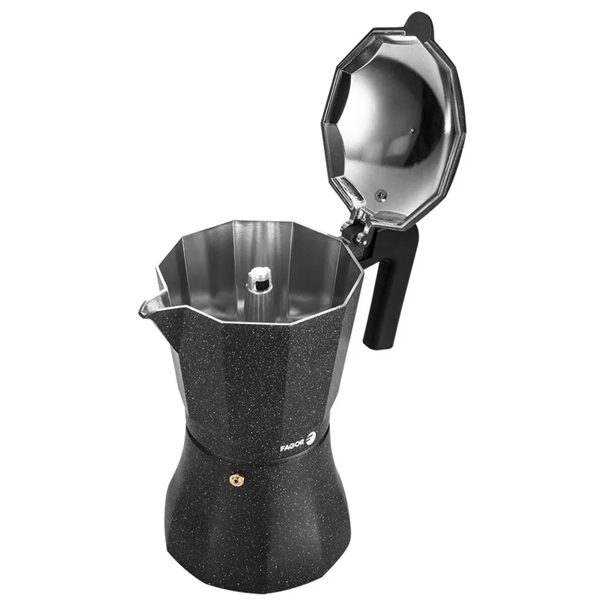 Cafetera Italiana Fagor TIRAMISU 9 Negro Aluminio