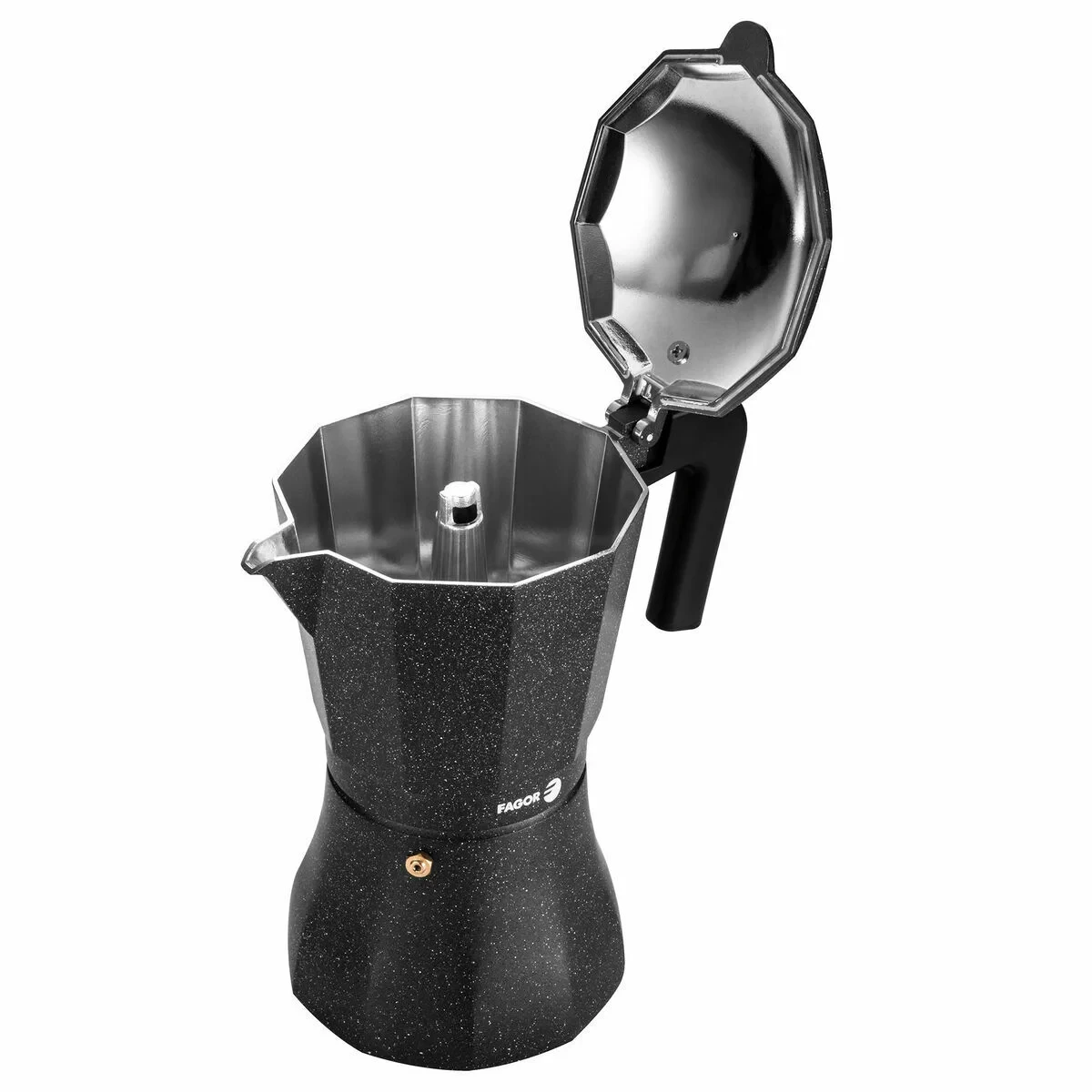 Cafetera Italiana Fagor TIRAMISU 9 Negro Aluminio