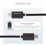 Cable USB Startech DP21-3M-DP40-CABLE Negro 3 m