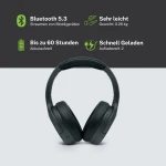 Auriculares con Micrófono Muse M295ANC Negro Gris