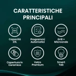 Microondas con Grill Hisense H23MOBS5HG4 Negro 800 W 23 L