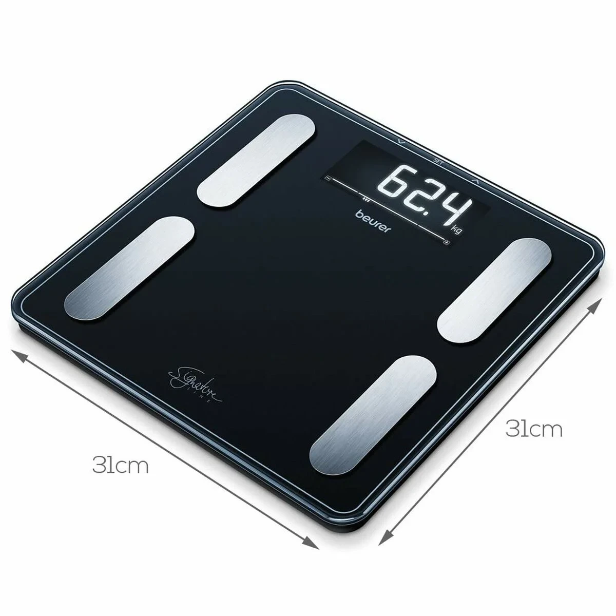 Báscula Digital de Baño Beurer BF400 NEGRO