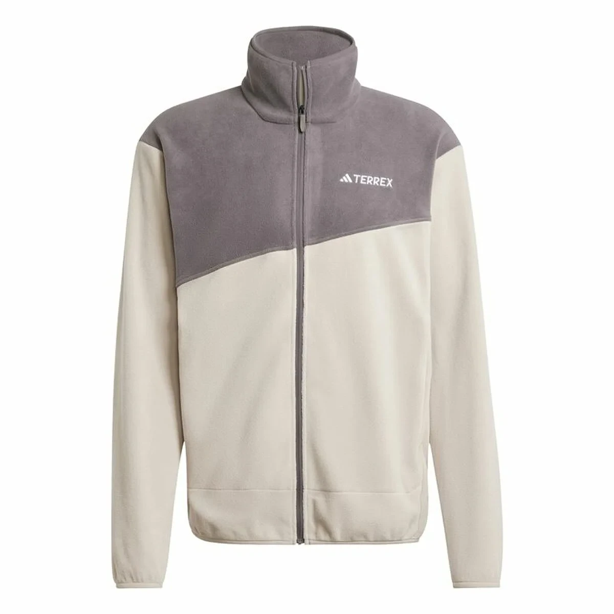 Forro Polar Adidas Terrex Multi Full Zip Fleece Beige Hombre