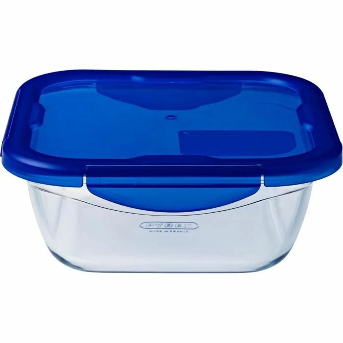 Recipiente Conservador de Alimentos Pyrex Azul Transparente 800 ml (2 Unidades)