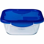 Recipiente Conservador de Alimentos Pyrex Azul Transparente 800 ml (2 Unidades)