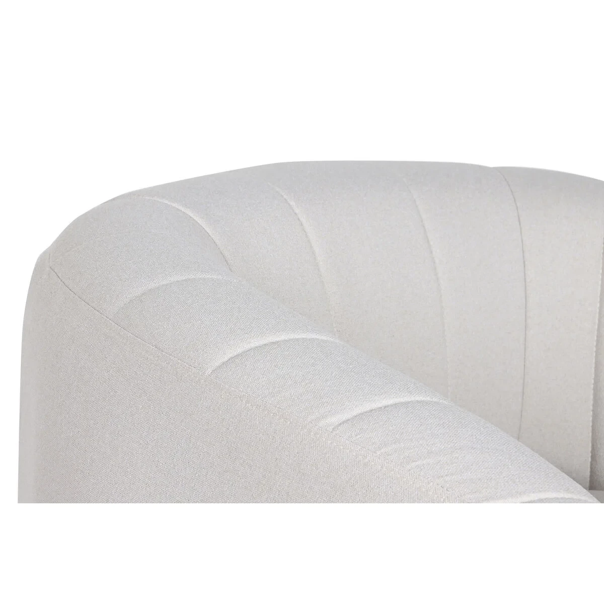 Sillón DKD Home Decor Negro Beige Dorado Espuma Madera Metal 81 x 75 x 73 cm