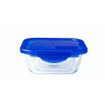 Recipiente Conservador de Alimentos Pyrex Azul Transparente 800 ml (2 Unidades)