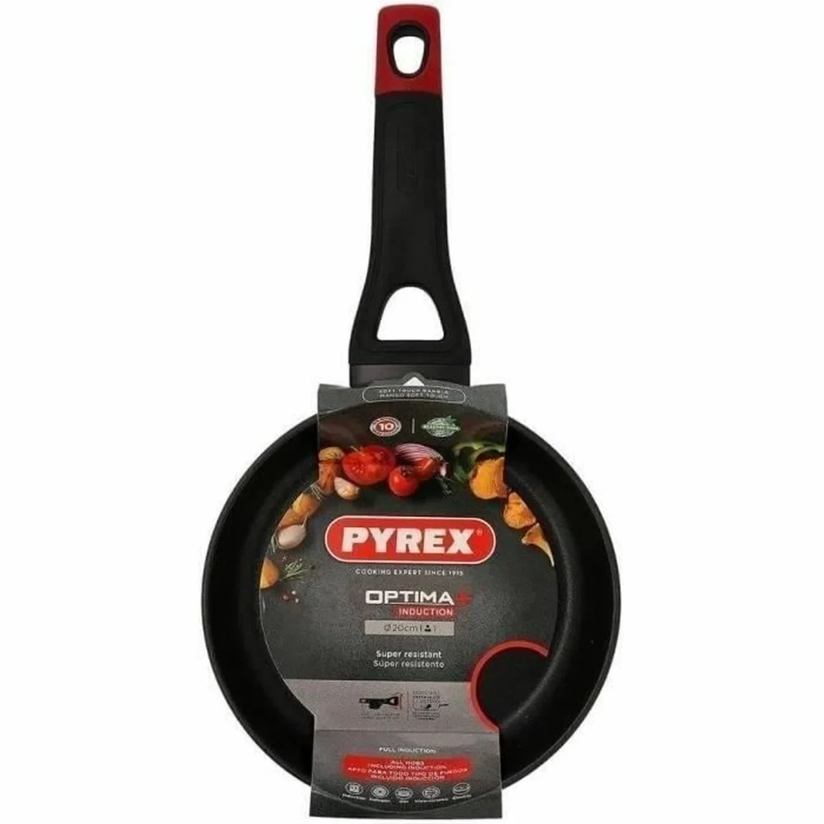 Sartén Pyrex Negro Aluminio Ø 20 cm