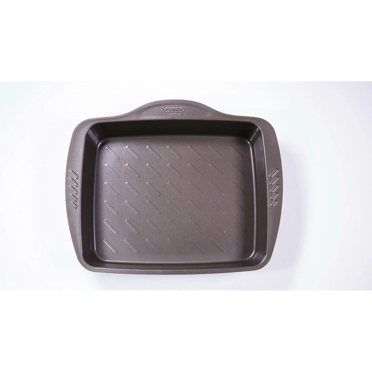 Bandeja para Horno Antiadherente Pyrex Marrón Negro Metal Acero
