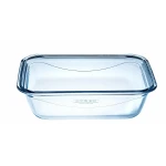 Recipiente Conservador de Alimentos Pyrex Azul Transparente Rectangular 800 ml