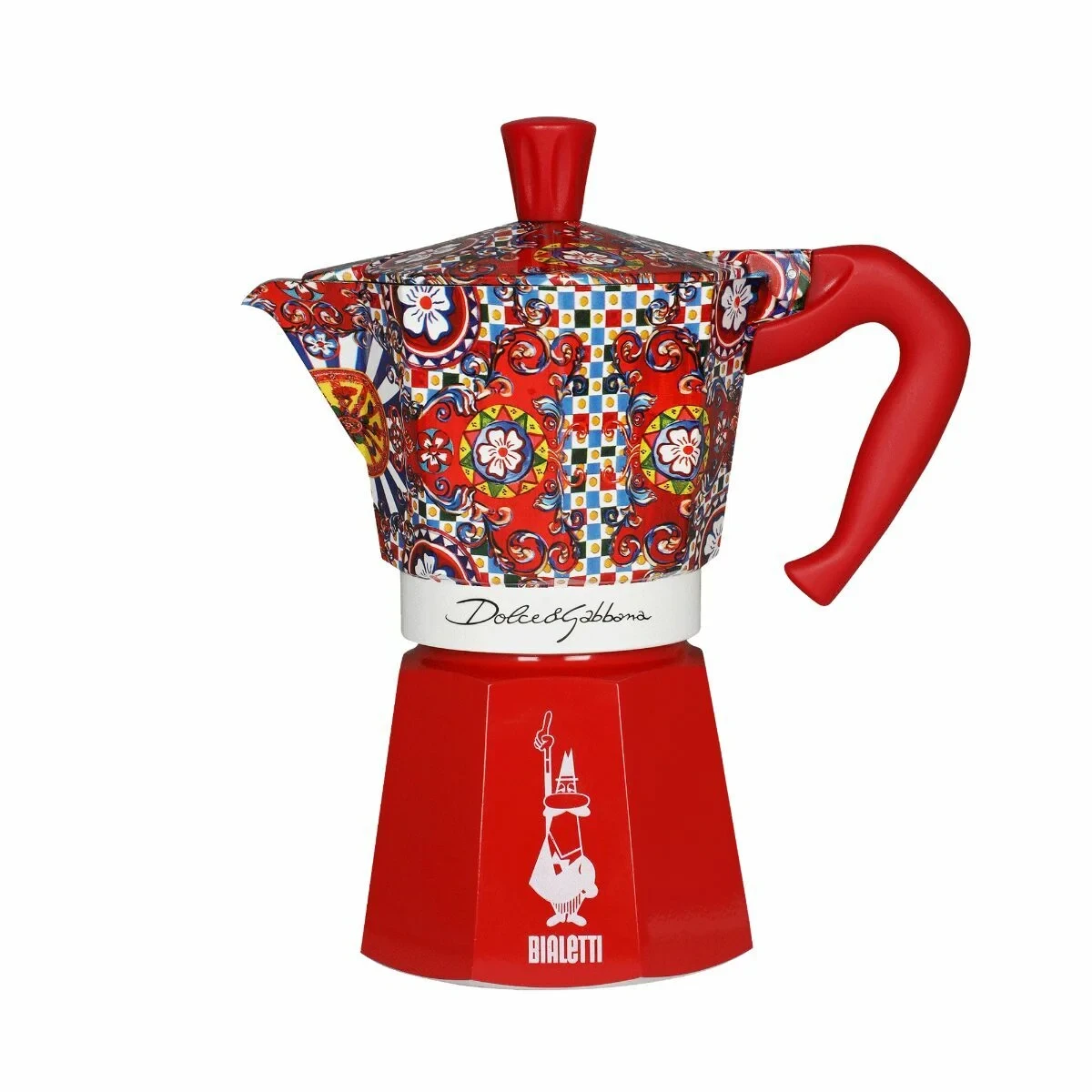Cafetera Italiana Bialetti MOKA D&G Plateado Aluminio 6 Tazas