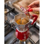 Cafetera Italiana Bialetti MOKA D&G Aluminio Baquelita 3 Tazas