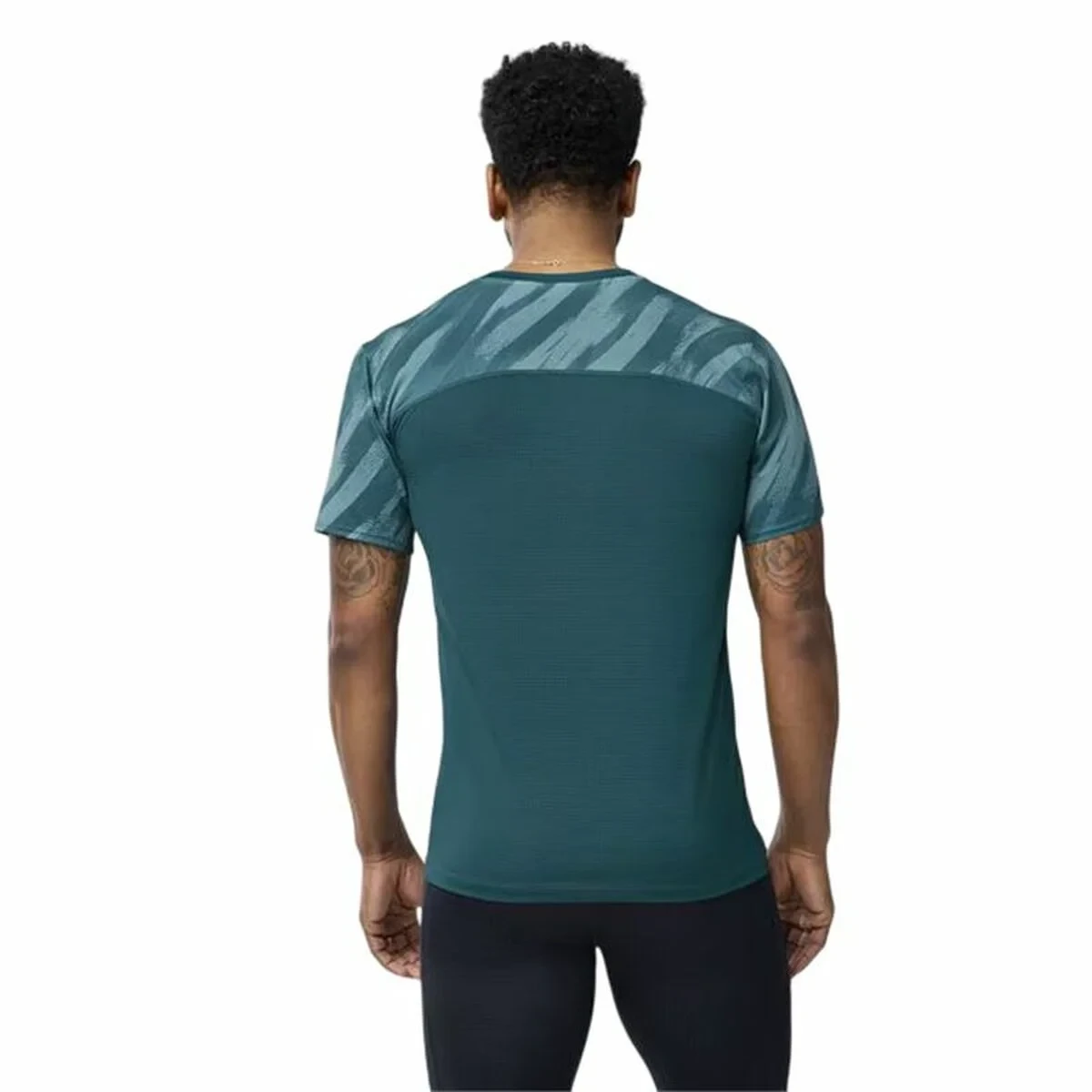 Camiseta de Manga Corta Hombre Brooks Atmosphere Sleeve 3.0 Verde