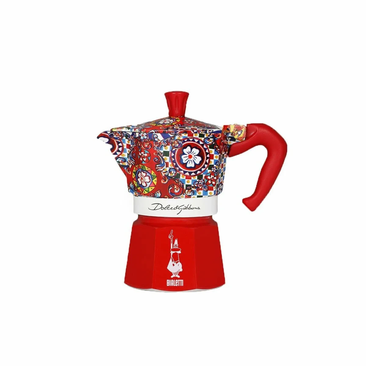 Cafetera Italiana Bialetti MOKA D&G Aluminio Baquelita 3 Tazas
