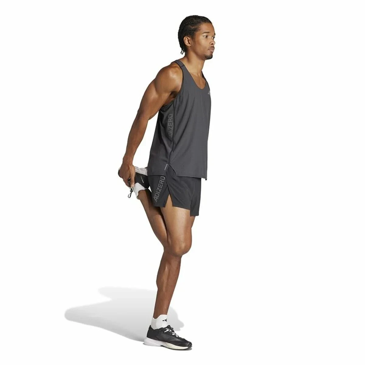 Pantalón Corto Deportivo Adidas Adizero Split Negro