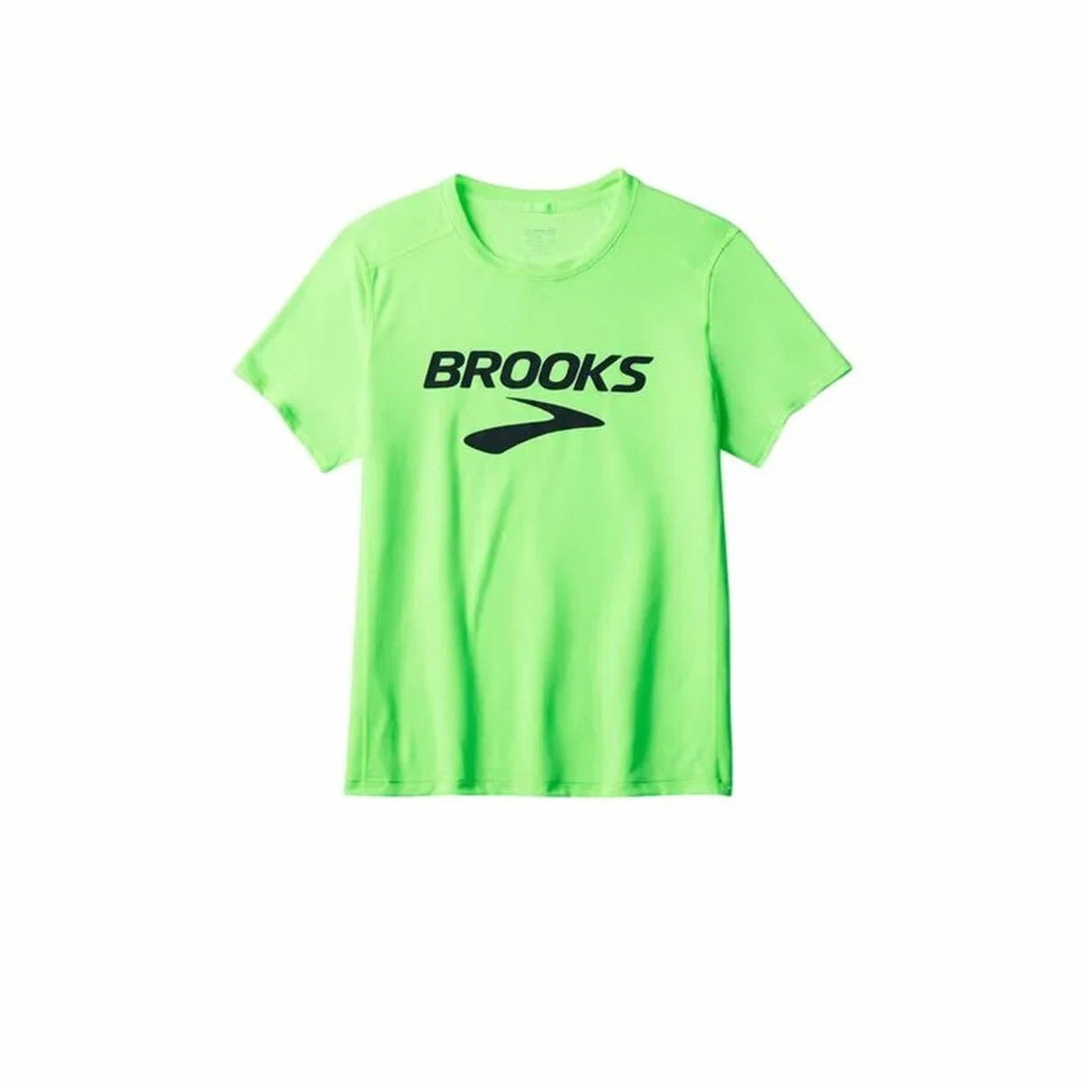 Camiseta de Manga Corta Hombre Brooks Distance Sleeve 3.0 Verde