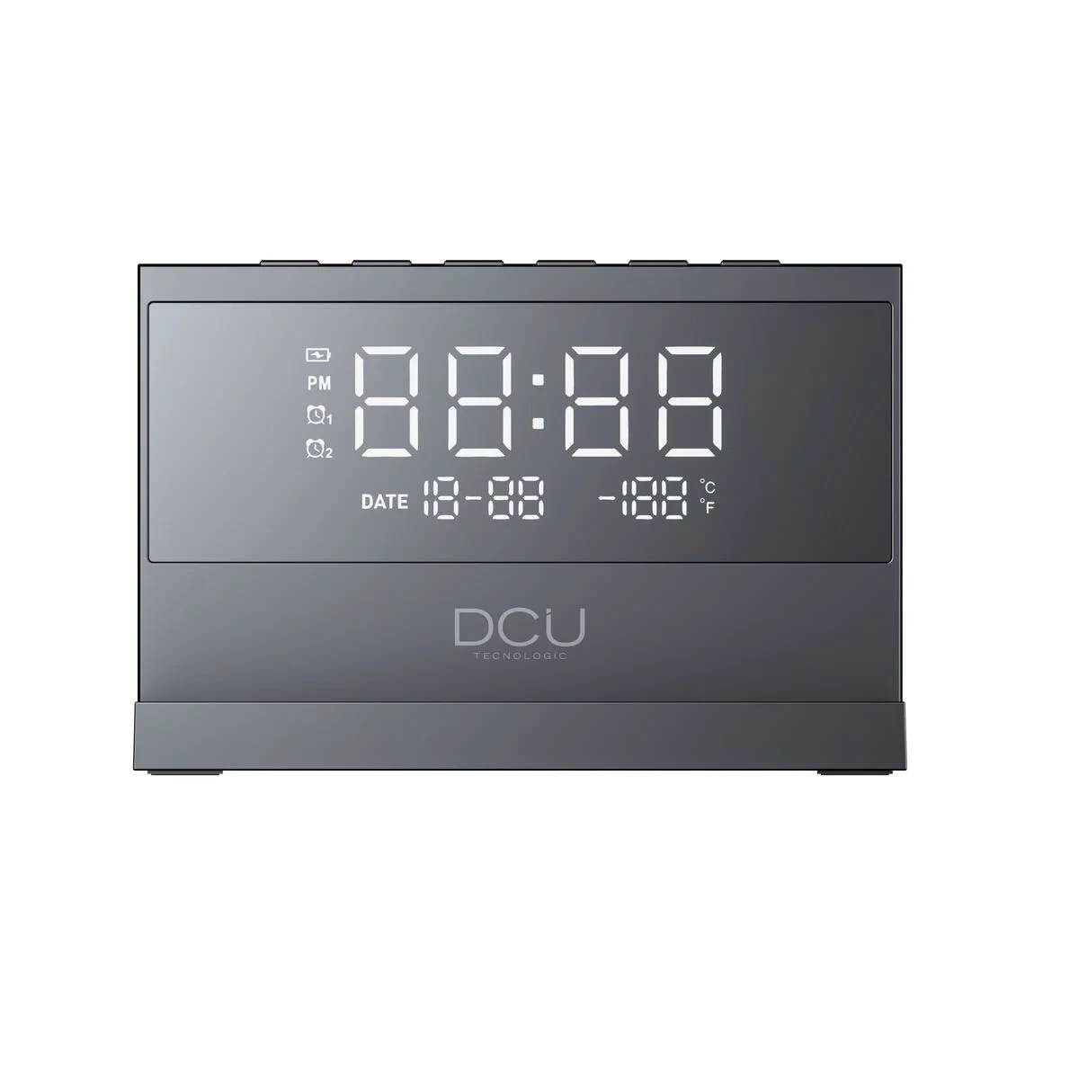 Reloj-Despertador DCU 37300830 Negro