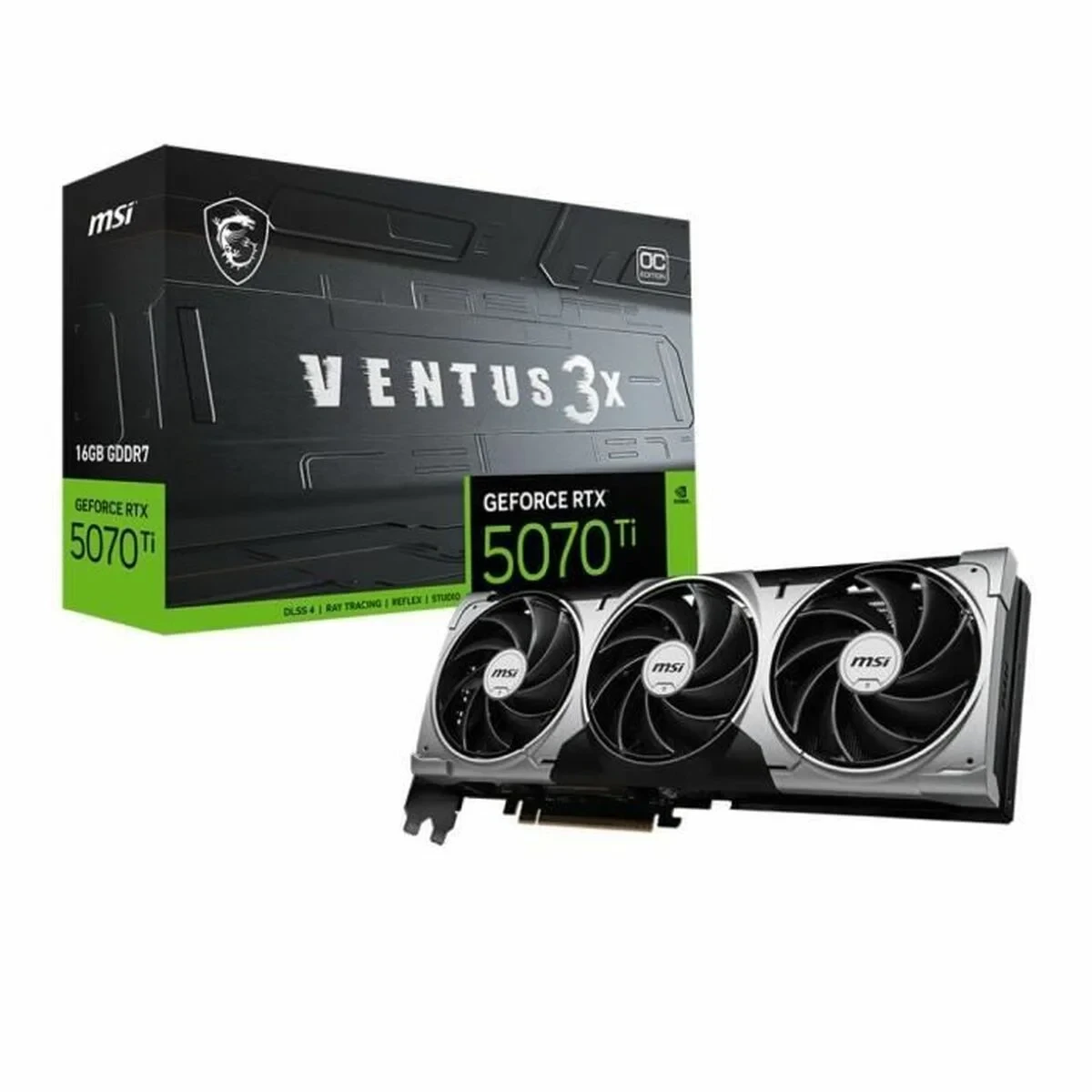 Tarjeta Gráfica MSI nvidia geforce rtx 5070 16 GB GDDR6X