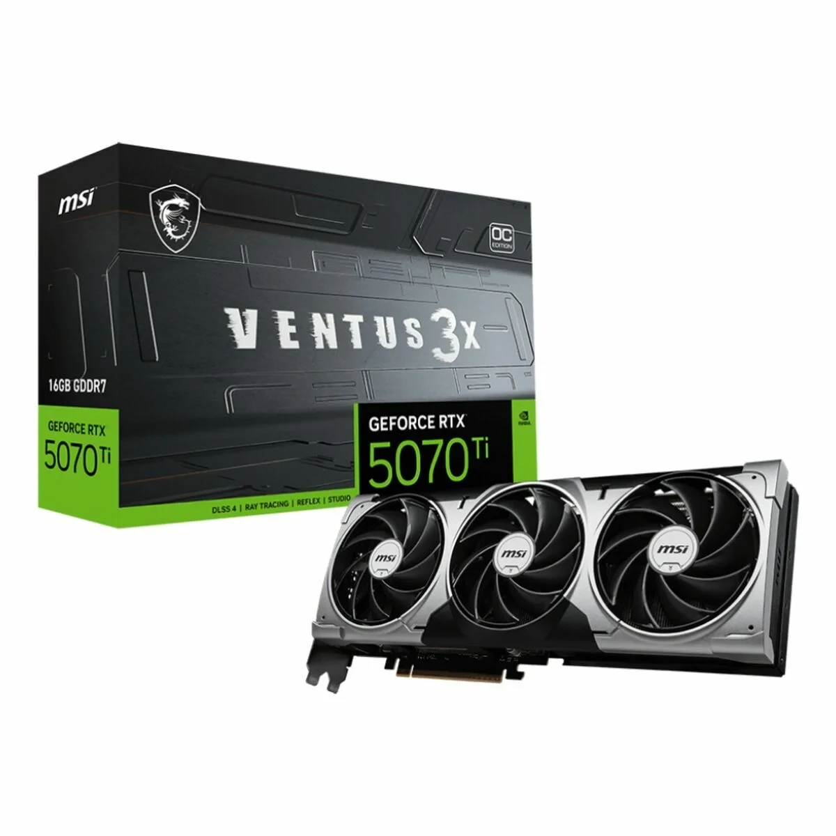 Tarjeta Gráfica MSI nvidia geforce rtx 5070 16 GB GDDR6X