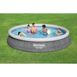 Bestway Piscina Hinchable Adulto Aro Ratan con Depurador 475x84 cm Jardin 57313