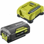 Set de cargador y baterías recargables Ryobi Max Power 36 V 4 Ah