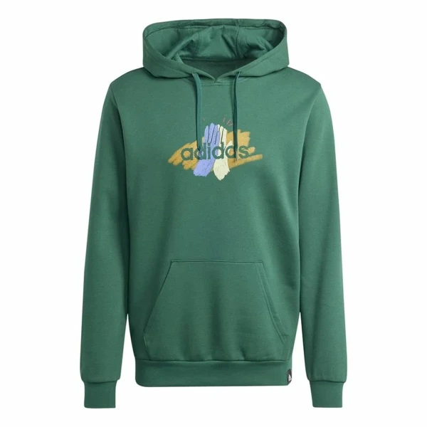 Sudadera con Capucha Hombre Adidas Codes Graphic Verde
