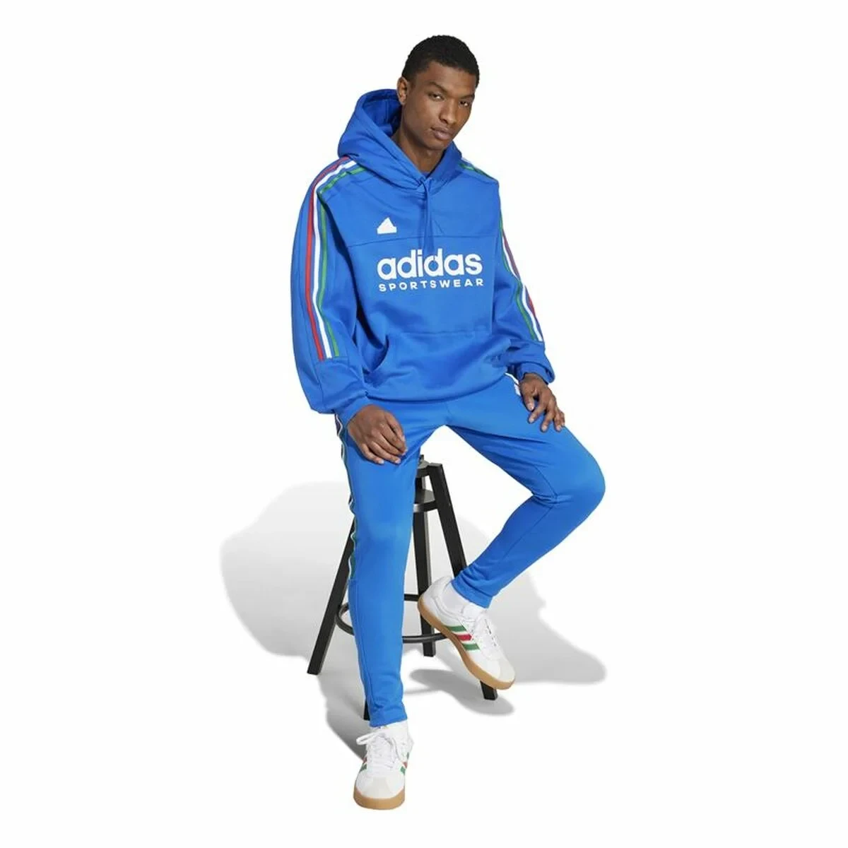 Sudadera con Capucha Hombre Adidas House Of Tiro Nations Azul