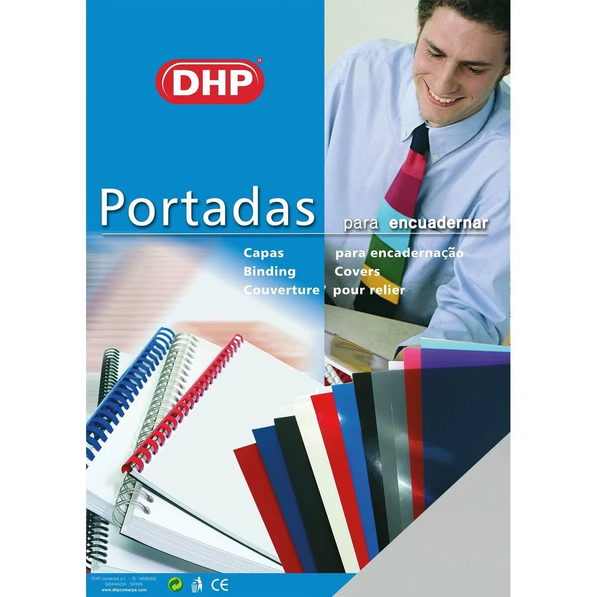 Portadas de encuadernación DHP Transparente A3 Polipropileno 100 Piezas
