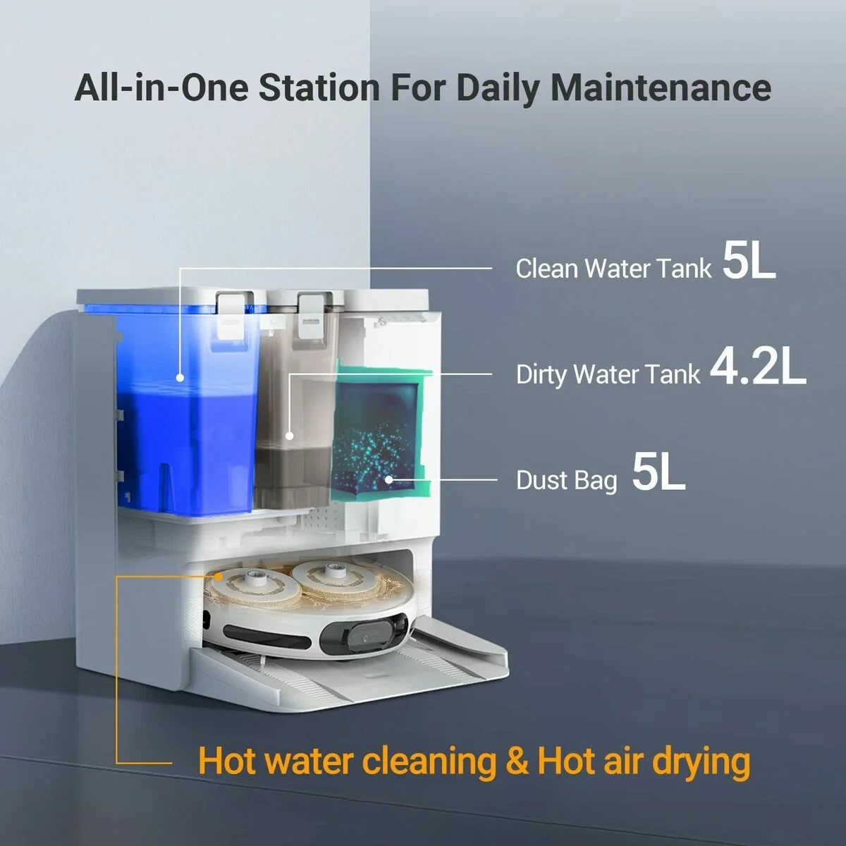 Robot Aspirador Ezviz 5200 mAh