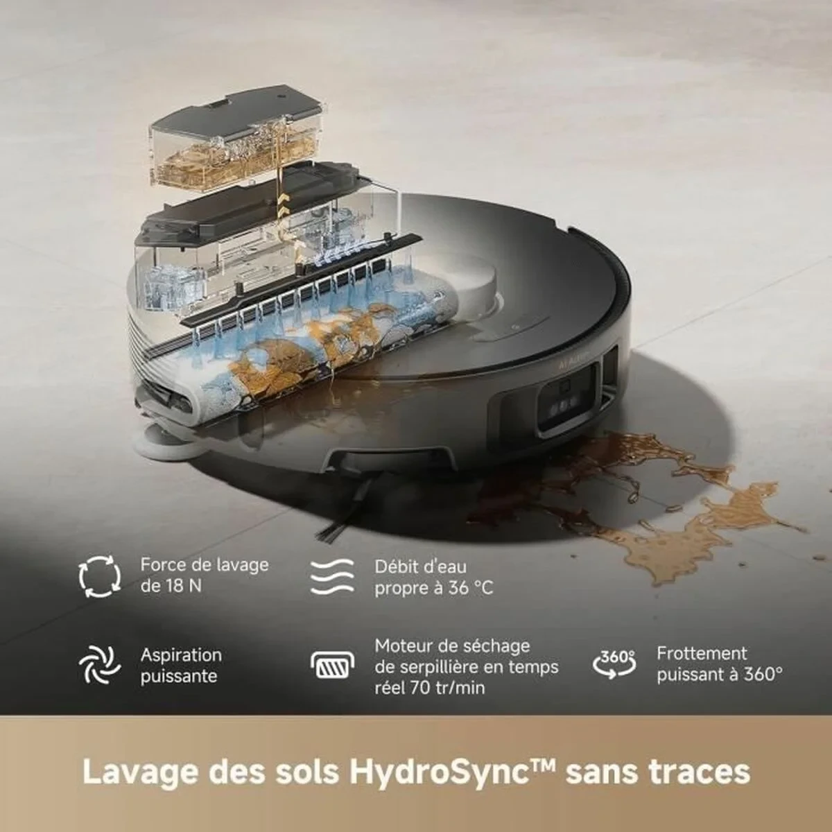 Robot Aspirador Dreame 6400 mAh