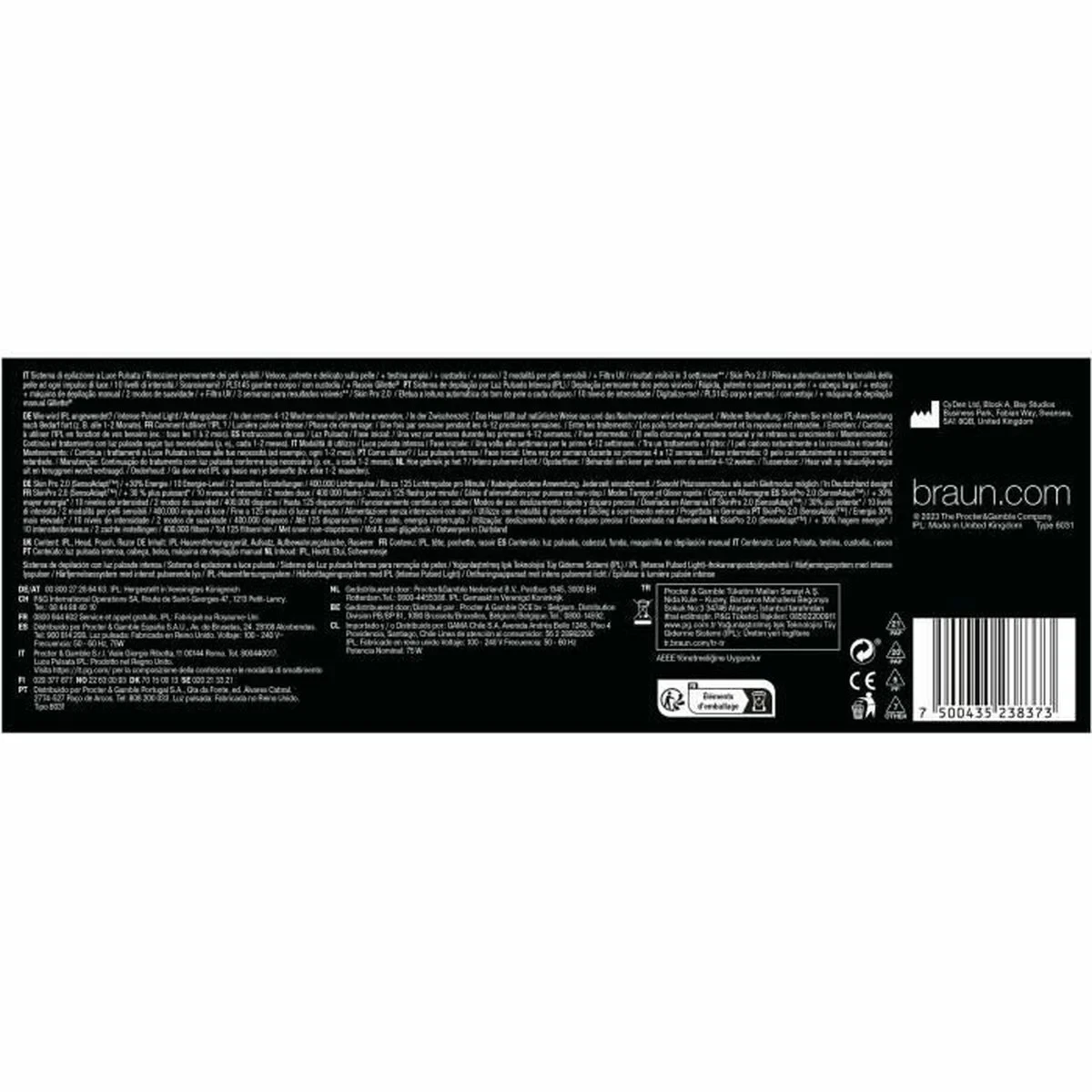 Depiladora Eléctrica Braun