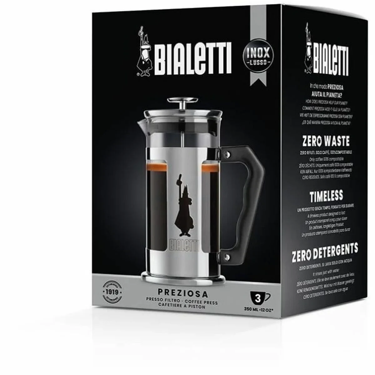 Cafetera de Émbolo Bialetti Gris 350 ml