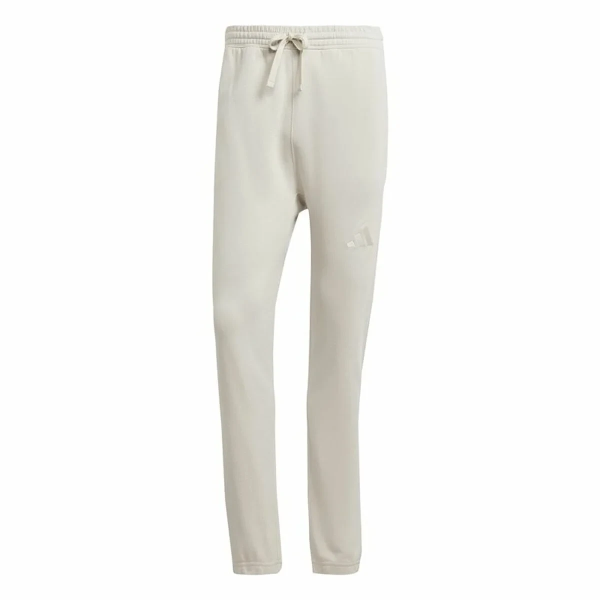 Pantalón Largo Deportivo Adidas All Szn French Terry Regular Tapered Blanco Beige Hombre