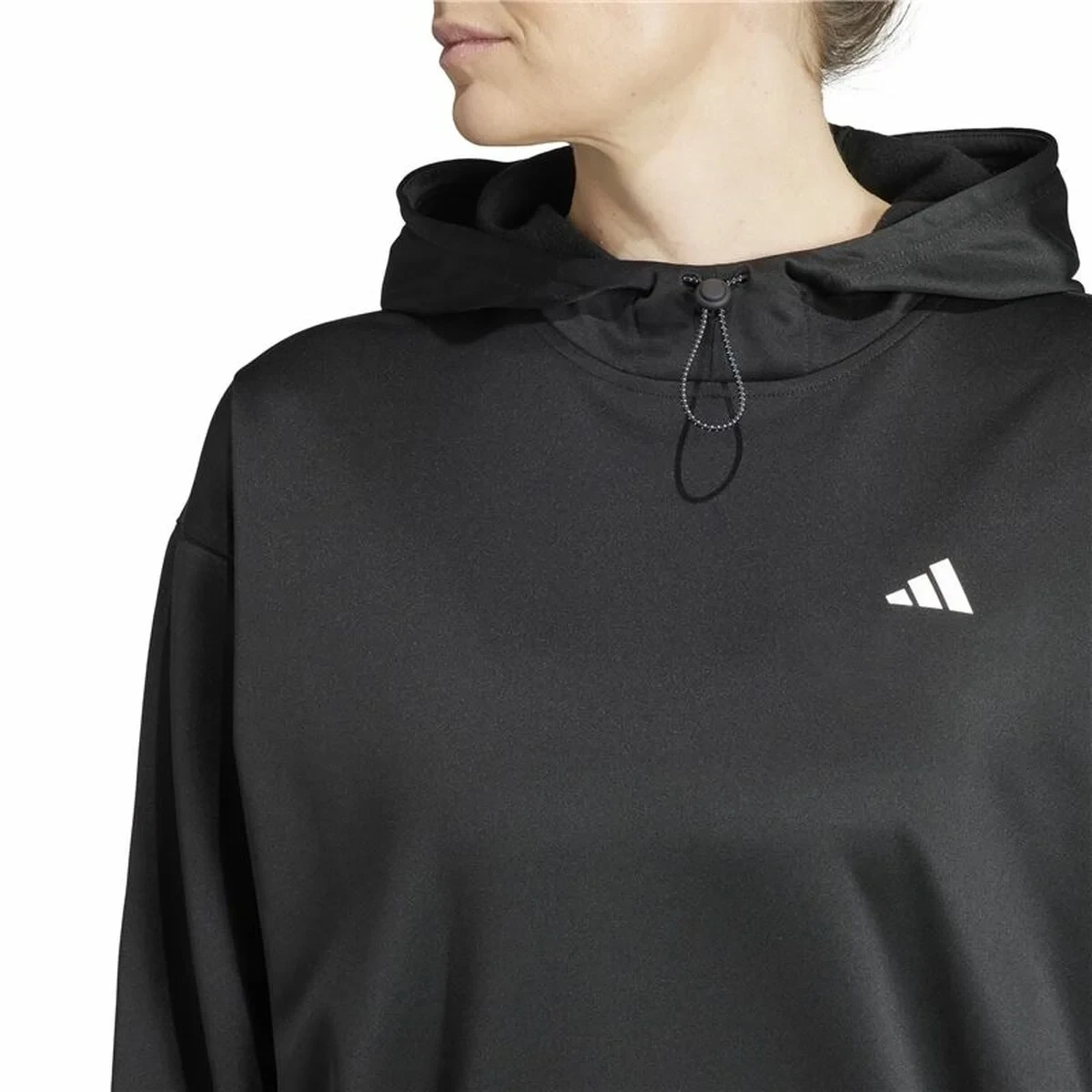 Sudadera con Capucha Mujer Adidas Game and go Hoodie Mujer Negro