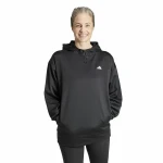 Sudadera con Capucha Mujer Adidas Game and go Hoodie Mujer Negro