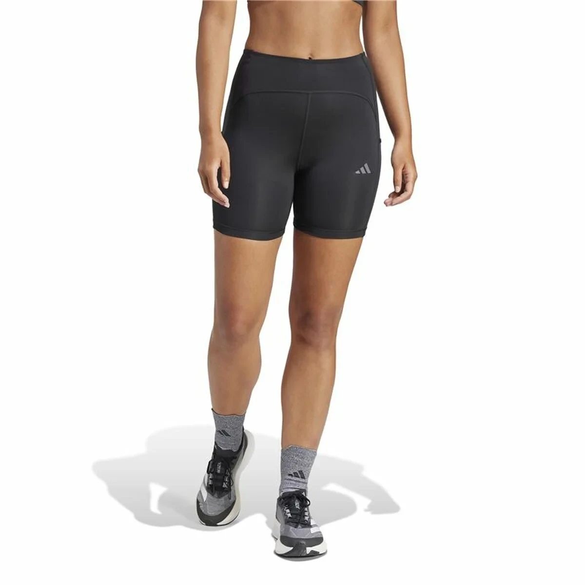 Mallas Deportivas de Mujer Adidas Adizero Short Negro
