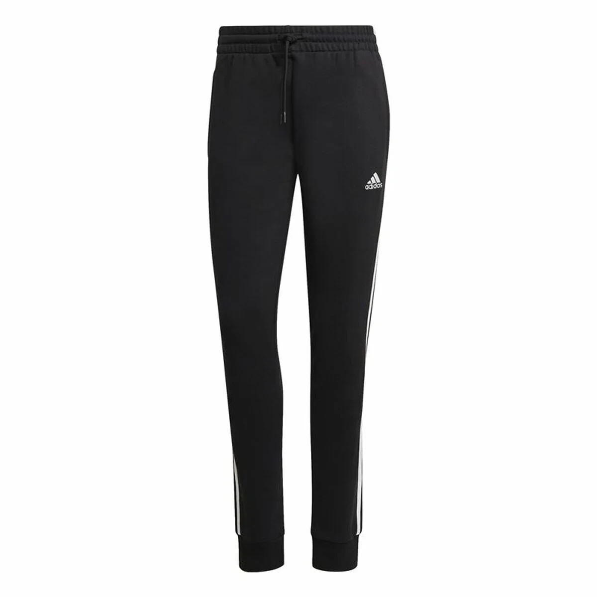 Pantalón Largo Deportivo Adidas 3S Ft Cf Negro Mujer