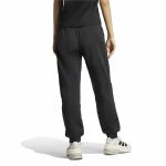 Pantalón Largo Deportivo Adidas Signature Graphic Print Fleece Loose Negro Mujer