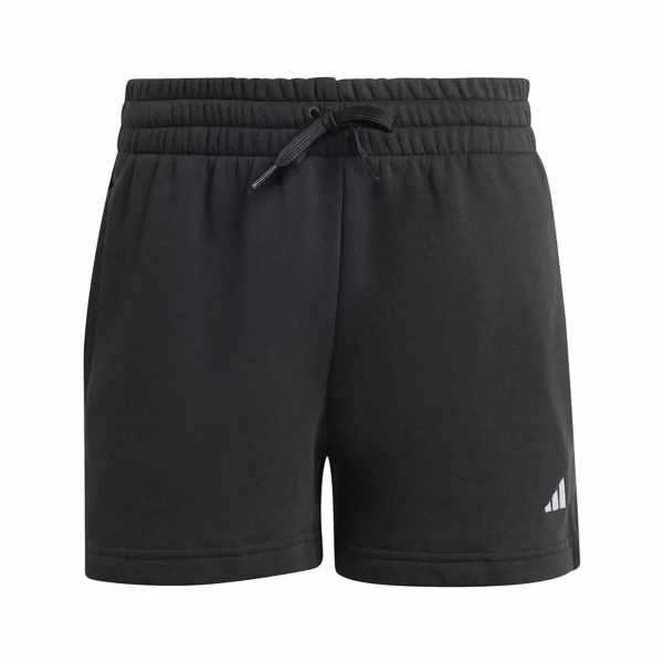 Pantalón Corto Deportivo Adidas Essentials Small Logo Fleece Shorts Negro